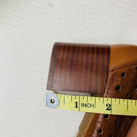 $159 Patricia Nash Allegra Pumps Shoes Tan Leather - Picture 7 of 7